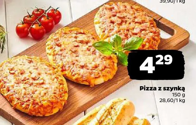 Pizza z szynką promocja w Netto