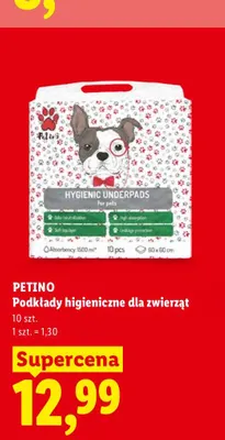 Podkłady higieniczne dla zwierząt Petino promocja w Lidl