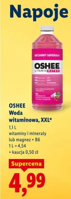 Woda witaminowa XXL magnez + B6 promocja w Lidl
