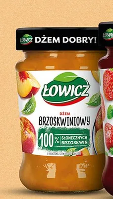 Dżem brzoskwiniowy Łowicz promocja w Biedronka
