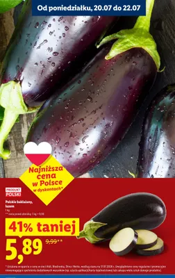 Bakłażany luzem polskie promocja w Lidl