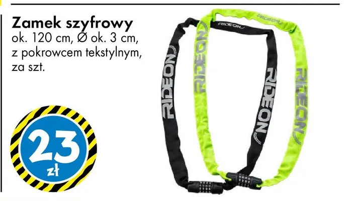 Zamek szyfrowy promocja w Tedi