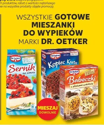 Gotowe mieszanki do wypieków Dr. Oetker promocja w Kaufland
