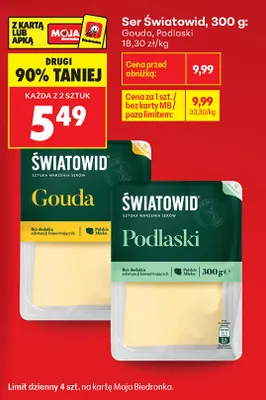 Ser Podlaski Światowid promocja w Biedronka