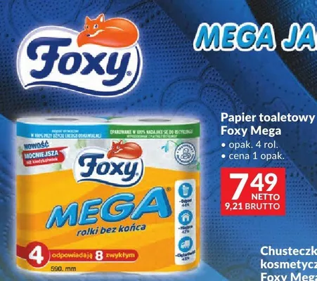 Papier toaletowy Foxy Mega promocja w Makro