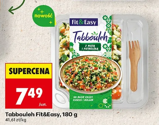 Sałatka Tabbouleh z miętą i pietruszką promocja w Biedronka