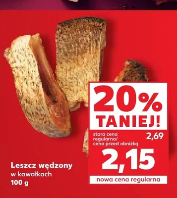 Leszcz wędzony w kawałkach promocja w Kaufland