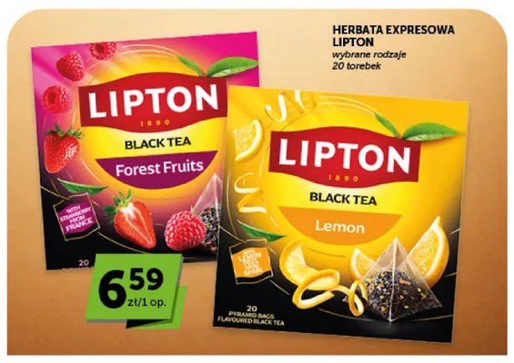 Herbata ekspresowa Lipton Lemon promocja w ABC