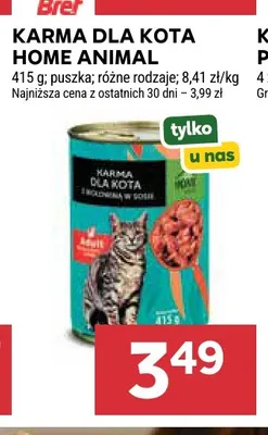 Karma dla kota Home Animal promocja w Stokrotka