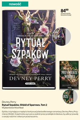 Książka Rytuał Szpaków. Shield of Sparrows. Tom 2 Devney Perry promocja w Empik