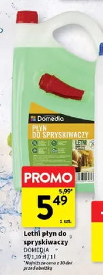 Letni płyn do spryskiwaczy Domédia promocja w Intermarche