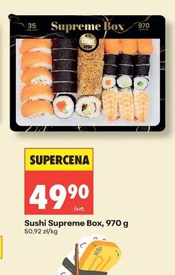 Sushi Supreme Box promocja w Biedronka