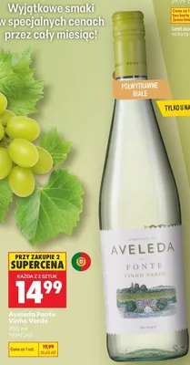Wino Aveleda Fonte Vinho Verde promocja w Biedronka