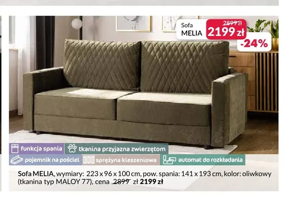 Sofa Melia promocja w Salony Agata