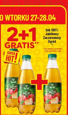 Sok 100% Jabłkowy Zaczarowany Ogród promocja w POLOmarket