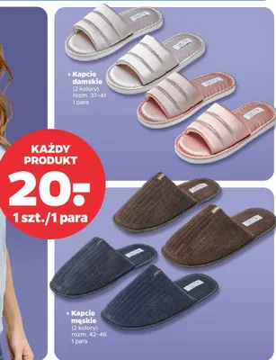 Kapcie męskie promocja w Netto