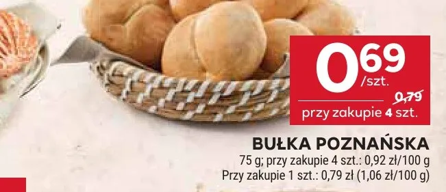 Bułka poznańska promocja w Stokrotka