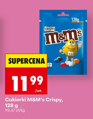 Cukierki M & M's Crispy promocja w Biedronka