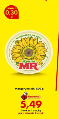 Margaryna MR promocja w Biedronka