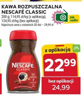 Kawa rozpuszczalna Classic promocja w Stokrotka
