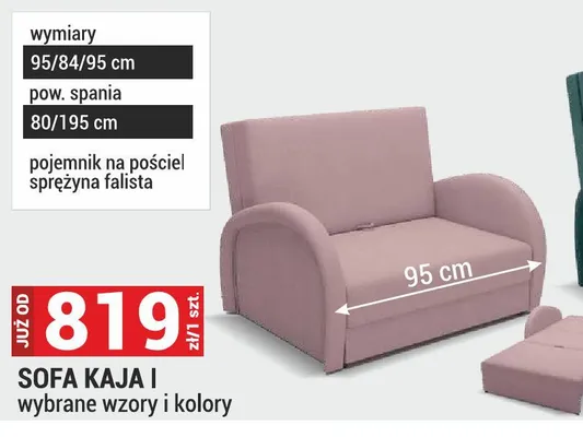 Sofa Kaja I promocja w Merkury Market