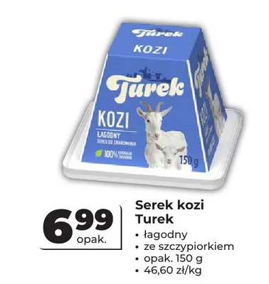 Serek kozi Turek ze szczypiorkiem promocja w Odido