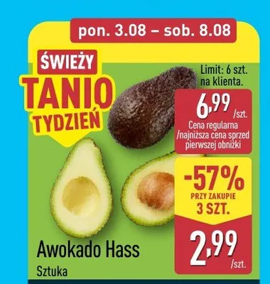 Awokado Hass promocja w Aldi