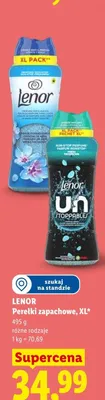 Perełki zapachowe Lenor XL promocja w Lidl