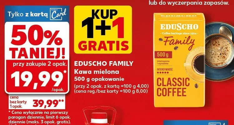 Kawa mielona Classic promocja w Kaufland