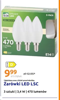 Żarówki LED Lsc 3-pak promocja w Action