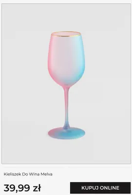 Kieliszek do wina Melva home&you promocja w home&you