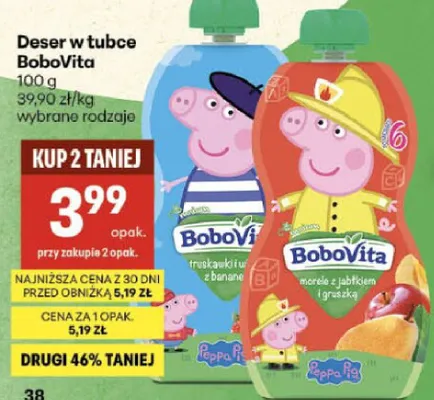 Deser w tubce promocja w Delikatesy Centrum