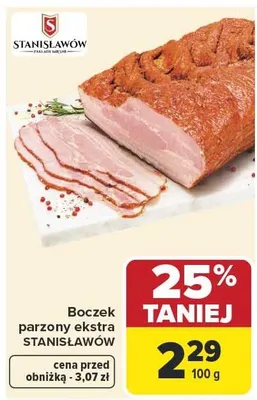 Boczek parzony ekstra promocja w Carrefour Market