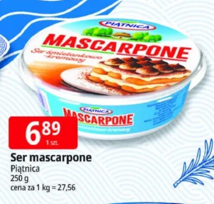 Ser mascarpone Piątnica promocja w Leclerc