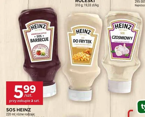 Sos Barbecue Heinz promocja w Stokrotka