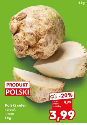 Polski seler korzeń luzem promocja w Kaufland
