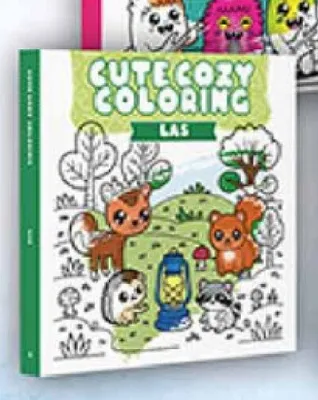 Książka do kolorowania Cute Cozy Coloring Las promocja w Biedronka