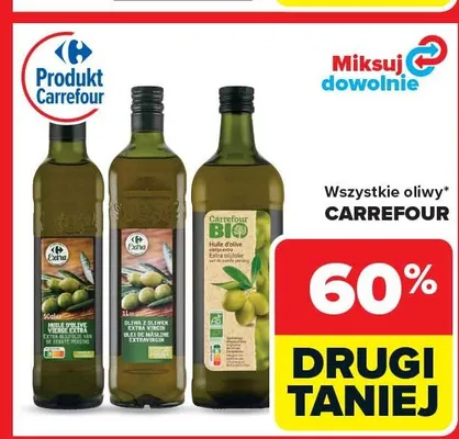 Oliwa z oliwek Extra Virgin BIO CARREFOUR promocja w Carrefour Market