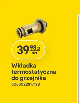 Wkładka termostatyczna do grzejnika GoodHome promocja w Castorama