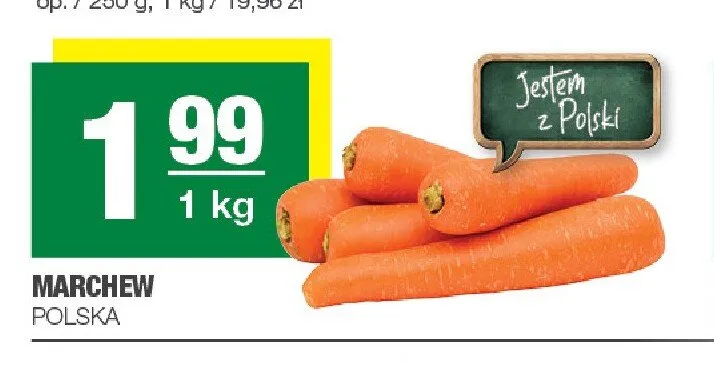 Marchew polska promocja w SPAR