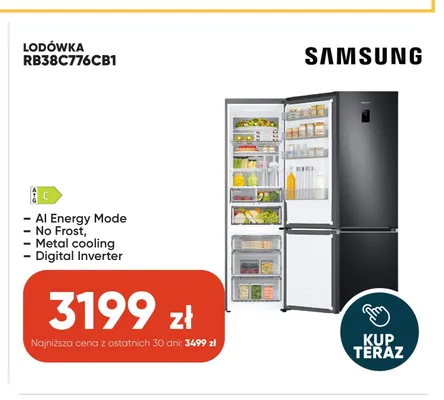 Lodówka Samsung RB38C776CB1 promocja w Max Elektro