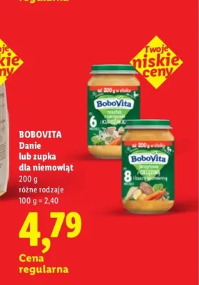 Danie dla niemowląt BoboVita Rosołek z kurczakiem promocja w Lidl