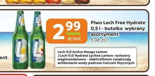 Piwo bezalkoholowe Lech Free Hydrate promocja w Gama