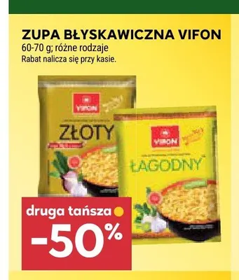 Zupa błyskawiczna Vifon Złoty promocja w Stokrotka