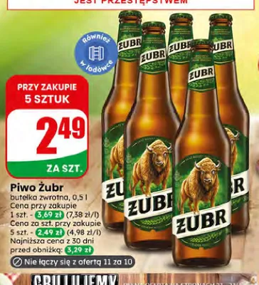 Piwo Żubr promocja