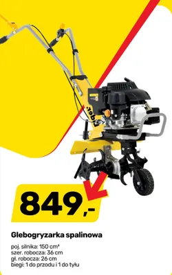 Glebogryzarka spalinowa promocja w Bricomarche