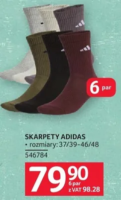 Skarpety Skarpety Adidas 6 par promocja w Selgros