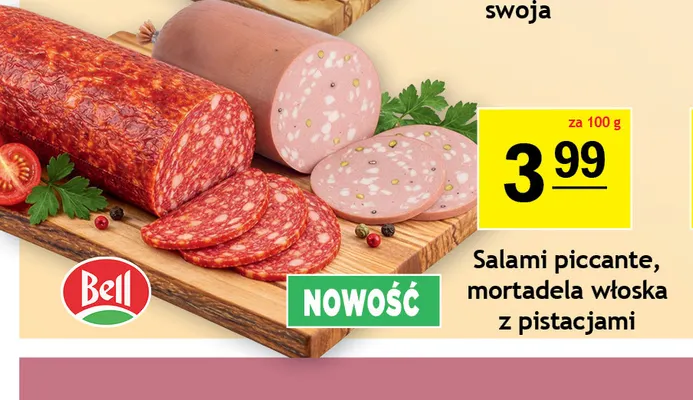 Salami piccante Bell promocja w Gram Market