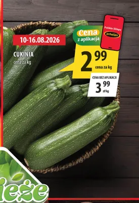 Cukinia promocja w Arhelan