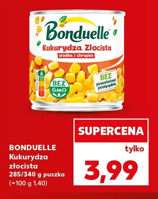 Kukurydza złocista Bonduelle promocja w Kaufland